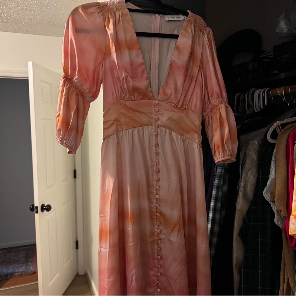 Petal & pup midi ombré dress